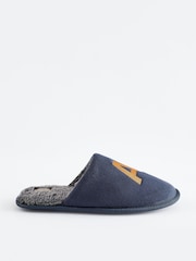 Navy Blue Extra Large Monogram Slippers - Image 3 of 6