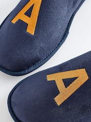 Navy Blue Extra Large Monogram Slippers - Image 4 of 6