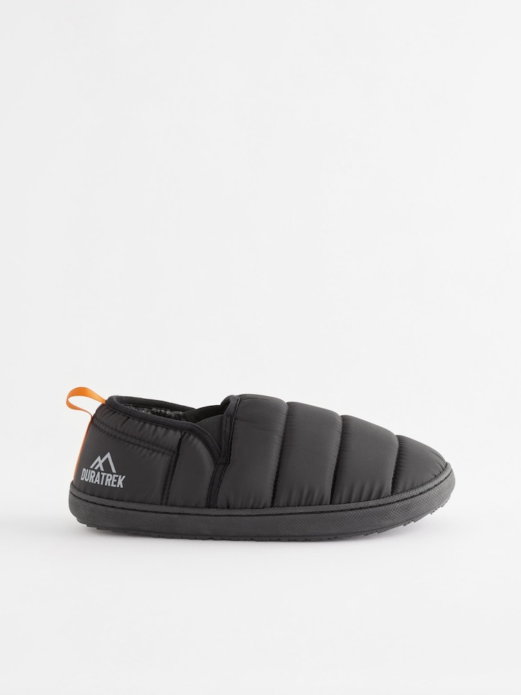 Black Thinsulate Quilted Slippers - Image 3 of 5