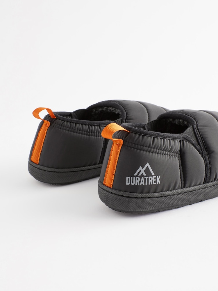 Black Thinsulate Quilted Slippers - Image 4 of 5