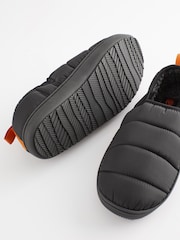 Black Thinsulate Quilted Slippers - Image 5 of 5