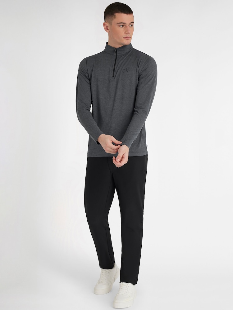 Grijs - Calvin Klein Golf Newport jack met korte rits - Image 3 of 8