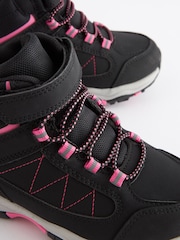 Black/Pink Waterproof Thermal Lined Hiker Boots - Image 4 of 6