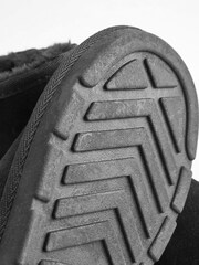Black Short Warm Lined Water Repellent Suede Pull-On Boots - Image 5 of 5