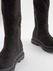 Black Tall Pull On Boots - Image 3 of 5