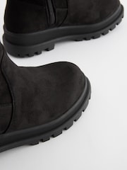 Black Tall Pull On Boots - Image 4 of 5