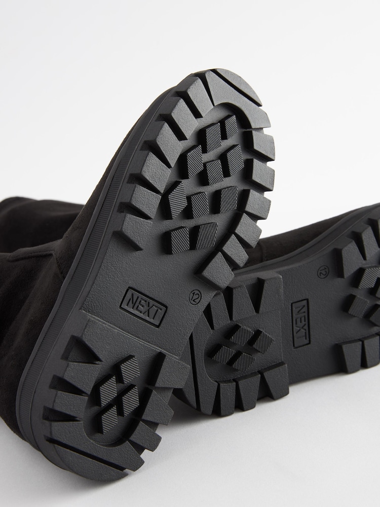Black Tall Pull On Boots - Image 5 of 5 Black Tall Pull On Boots - Image 5 of 5