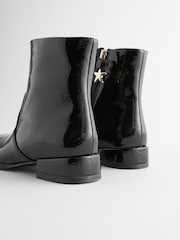 Black Patent Occasion Heeled Boots - Image 4 of 5