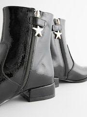 Black Patent Occasion Heeled Boots - Image 5 of 5