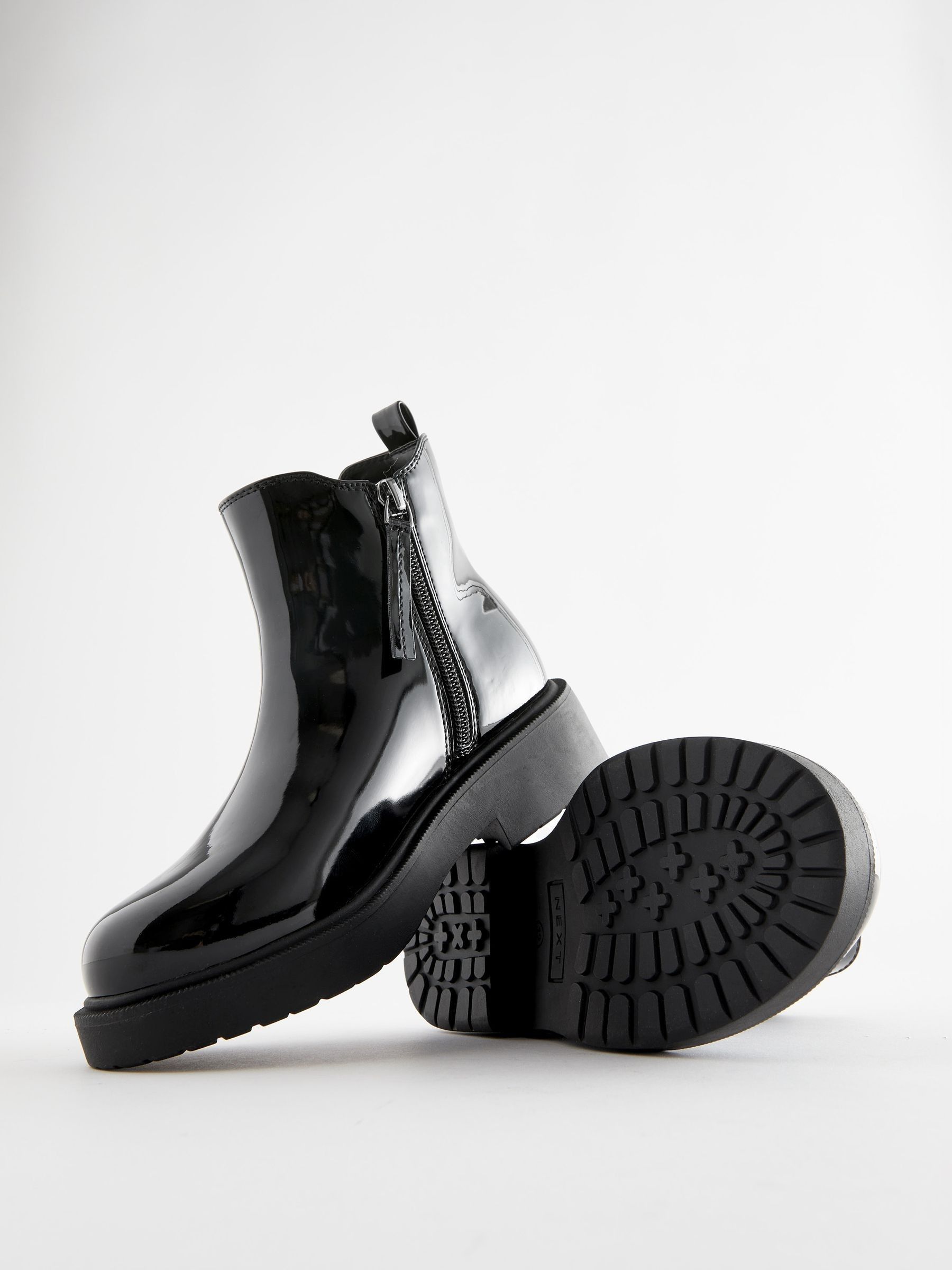 Next black patent boots hot sale