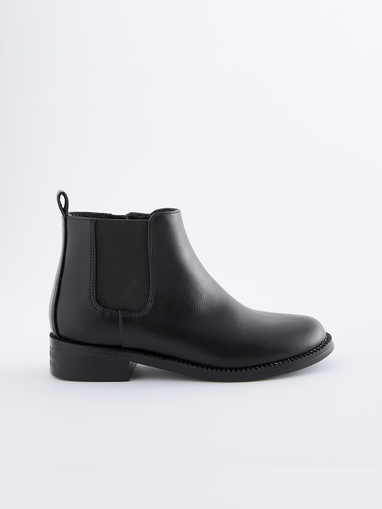 Schwarz - Niedrige Chelsea-Stiefel - Bild 2 von 5 Schwarz - Niedrige Chelsea-Stiefel - Bild 2 von 5