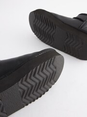 Black Flatform Mini Warm Lined Water Repellent Suede Pull-On Boots - Image 5 of 6