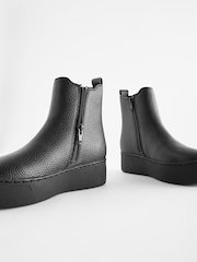 Black Chunky Chelsea Boots - Image 7 of 8