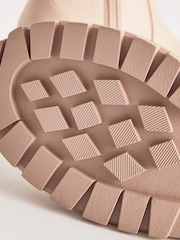 Nude Pink Chunky Chelsea Sock Boots - Image 5 of 5