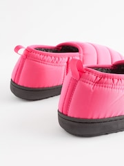 Pink Water Repellent Quilted Shoot Slippers - Image 5 of 7