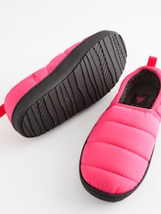 Pink Water Repellent Quilted Shoot Slippers - Image 6 of 7