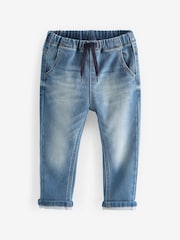 modra/črna Denim - Super mehke kavbojke z raztegljivimi rokavi 2 Pack (3mths-7yrs) - Slika 2 iz 4