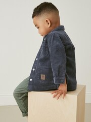 Indigo Blue Corduroy Shacket (3mths-9yrs) - Image 4 of 6
