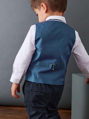 Blue Waistcoat, Shirt and Bowties Set (3mths-9yrs) - Image 3 of 5