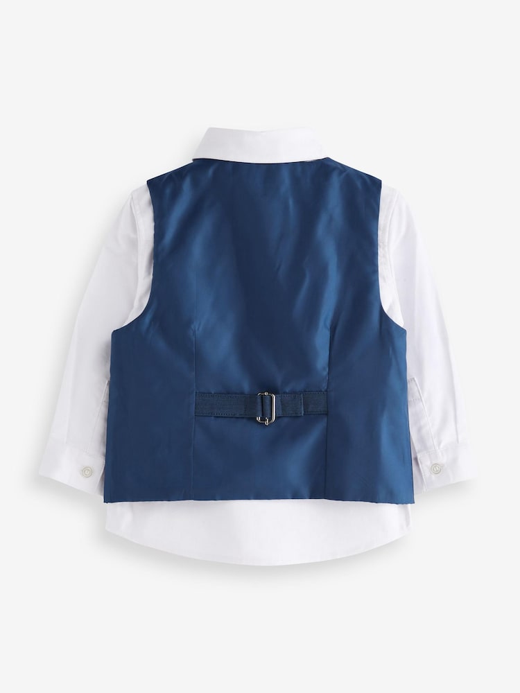 Blue Waistcoat, Shirt and Bowties Set (3mths-9yrs) - Image 5 of 5
