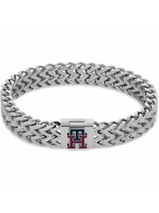 Tommy Hilfiger Silver Tone Gents Jewellery Monogram Bracelet - Image 1 of 2