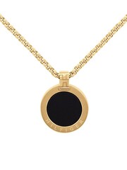 Tommy Hilfiger Gold Tone Jewellery Ladies TH Iconic Circle Necklace - Image 2 of 4