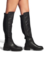 Carvela Dash 50/50 Knee High Black Boots - Image 1 of 4