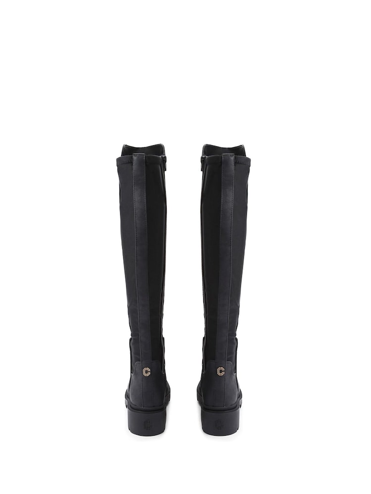 Carvela Dash 50/50 Knee High Black Boots - Image 4 of 4 Carvela Dash 50/50 Knee High Black Boots - Image 4 of 4