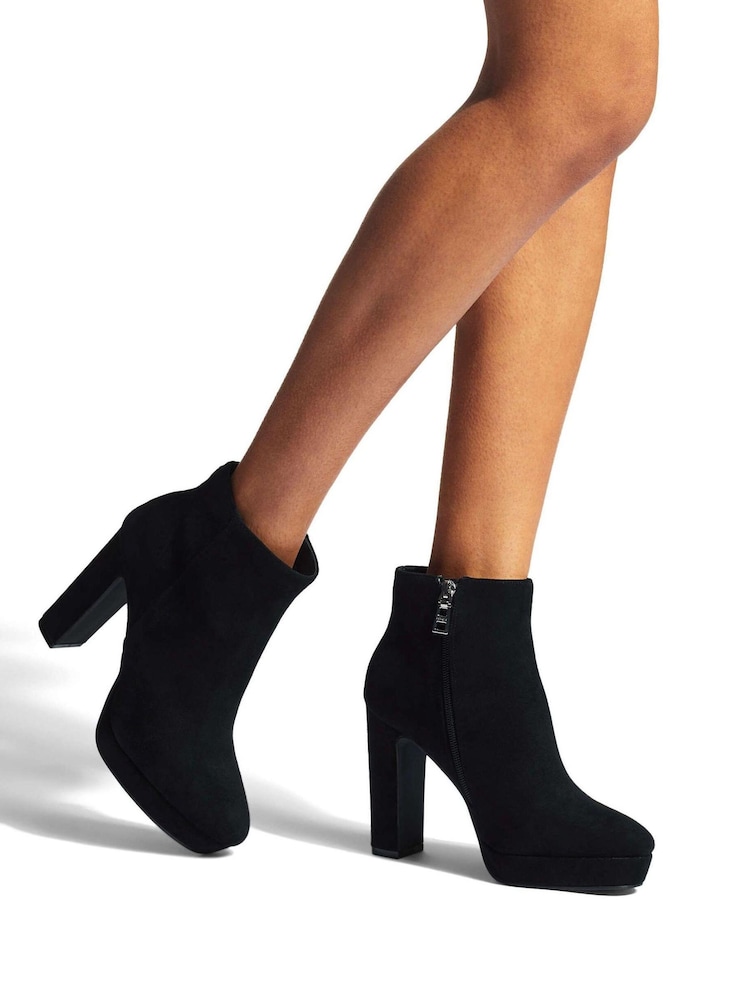 Carvela Black Pillar Platform Ankle Boots - Image 5 of 5