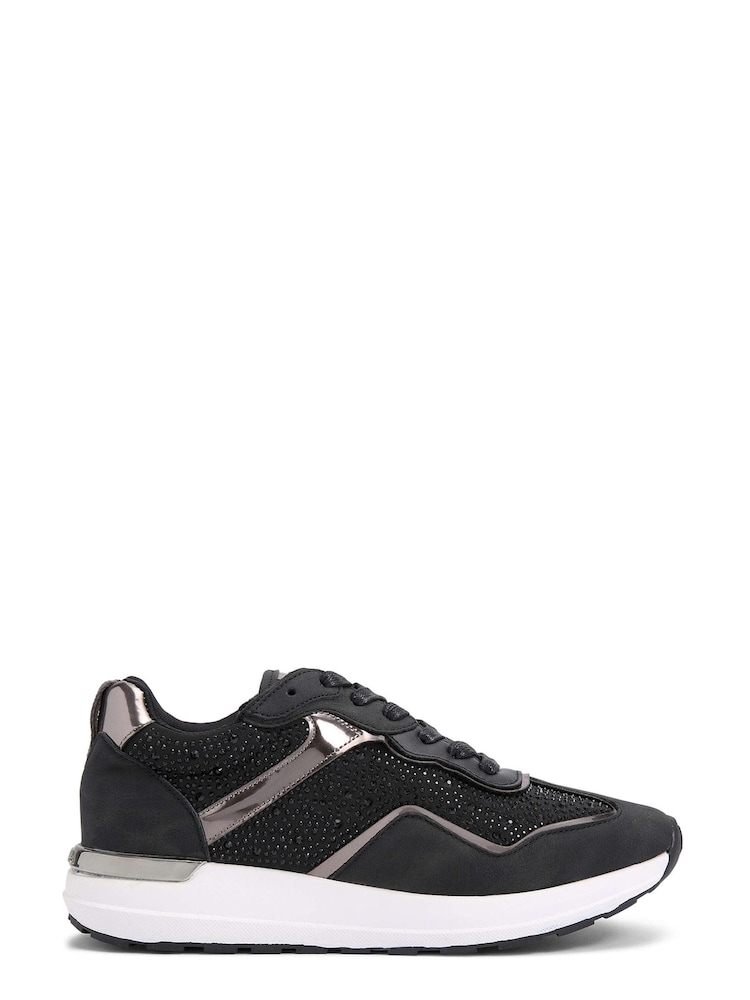 Carvela Black Blink Joggers Trainers - Image 1 of 5