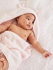 The White Company Baby Bear Hooded 100% Cotton Towel - Image 2 of 3
