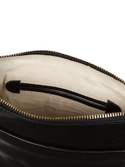 Negro - Bolso bandolera de cuero Rego de Conkca - Imagen 5 de 6
