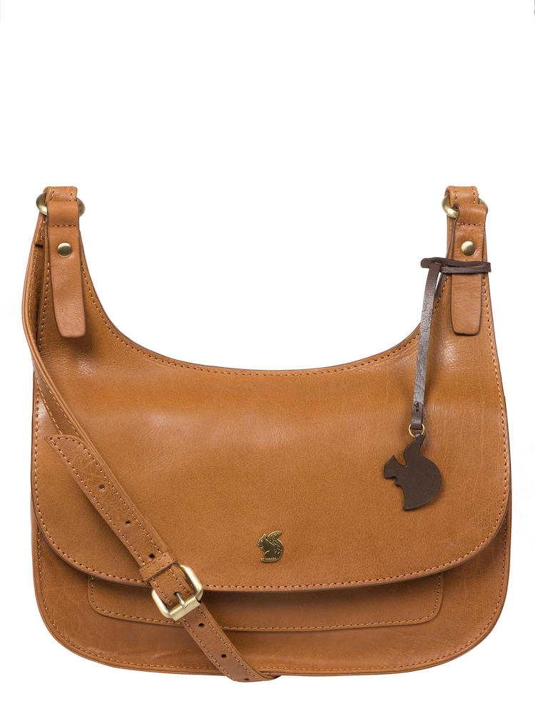 Conkca Ellipse Leather Cross-Body Bag - Image 1 of 6 Conkca Ellipse Leather Cross-Body Bag - Image 1 of 6