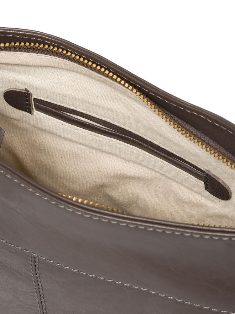 Conkca Grey Bon Leather Tote Bag - Image 5 of 5