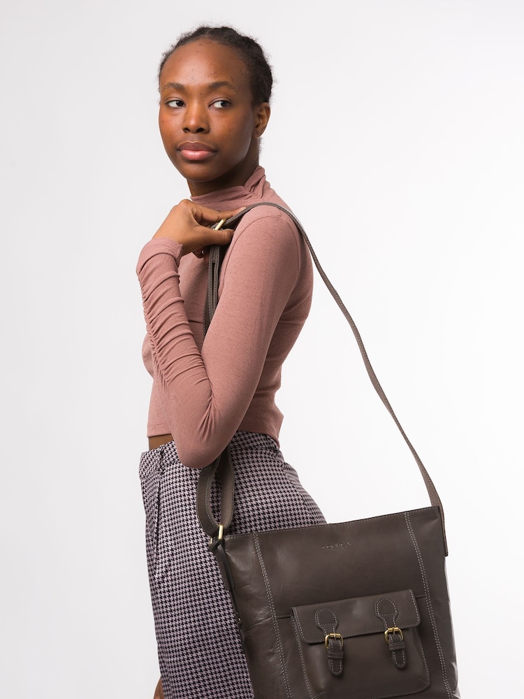 Conkca Robyn Leather Shoulder Bag - Image 6 of 6