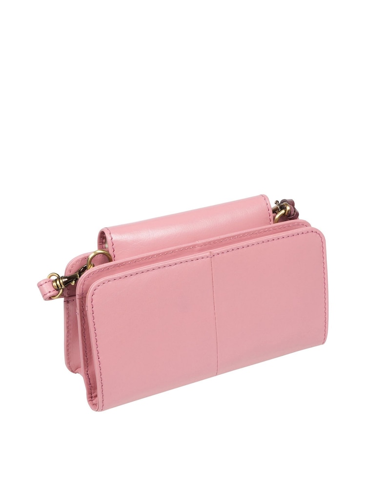 Rosarot - Conkca Little Wonder Clutch zum Umhängen aus Leder - Bild 2 von 6 Rosarot - Conkca Little Wonder Clutch zum Umhängen aus Leder - Bild 2 von 6