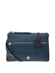 Conkca Blue Sweetie Leather Cross Body Bag - Image 1 of 6