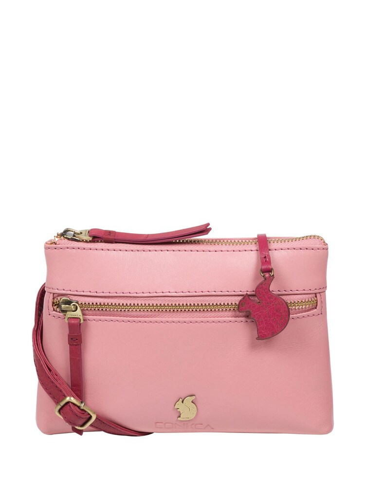 Conkca Blue Sweetie Leather Cross Body Bag - Image 1 of 6