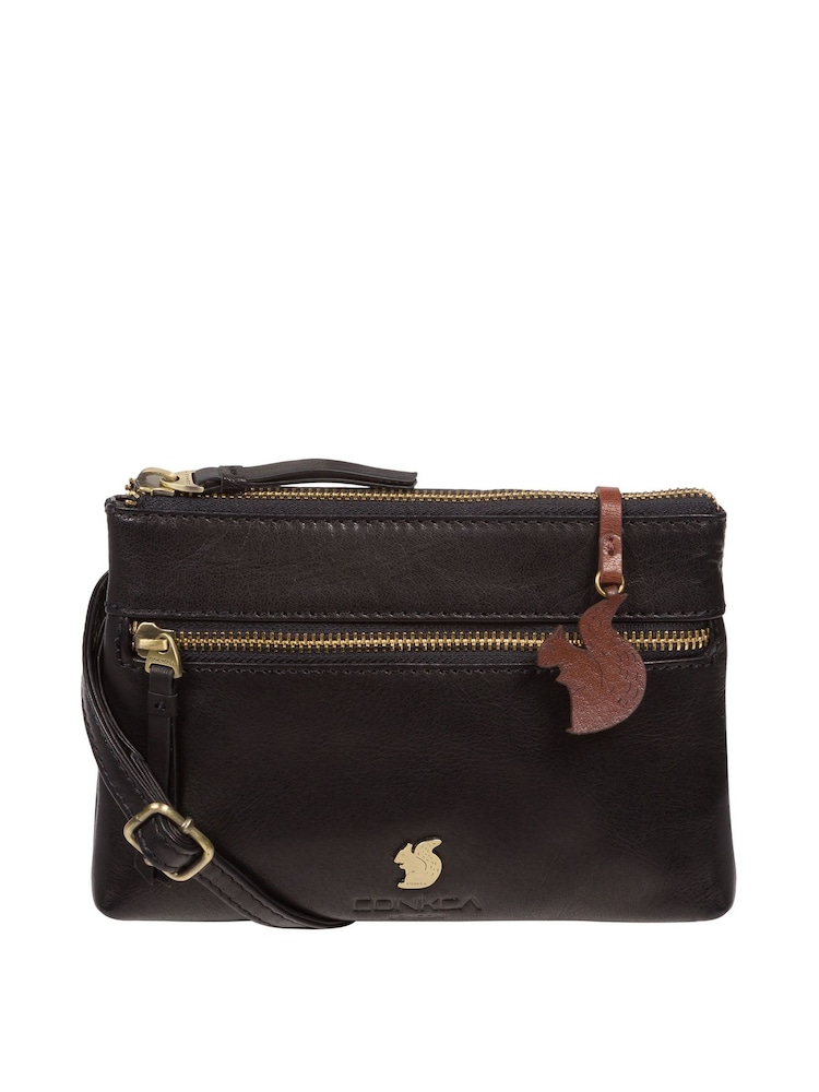 Conkca Blue Sweetie Leather Cross Body Bag - Image 1 of 5