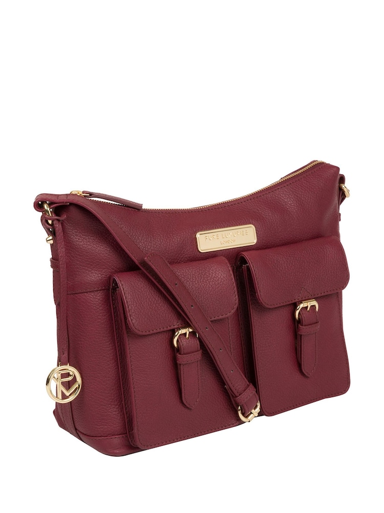 Pure Luxuries London Jenna Leather Shoulder Bag - Image 1 of 5