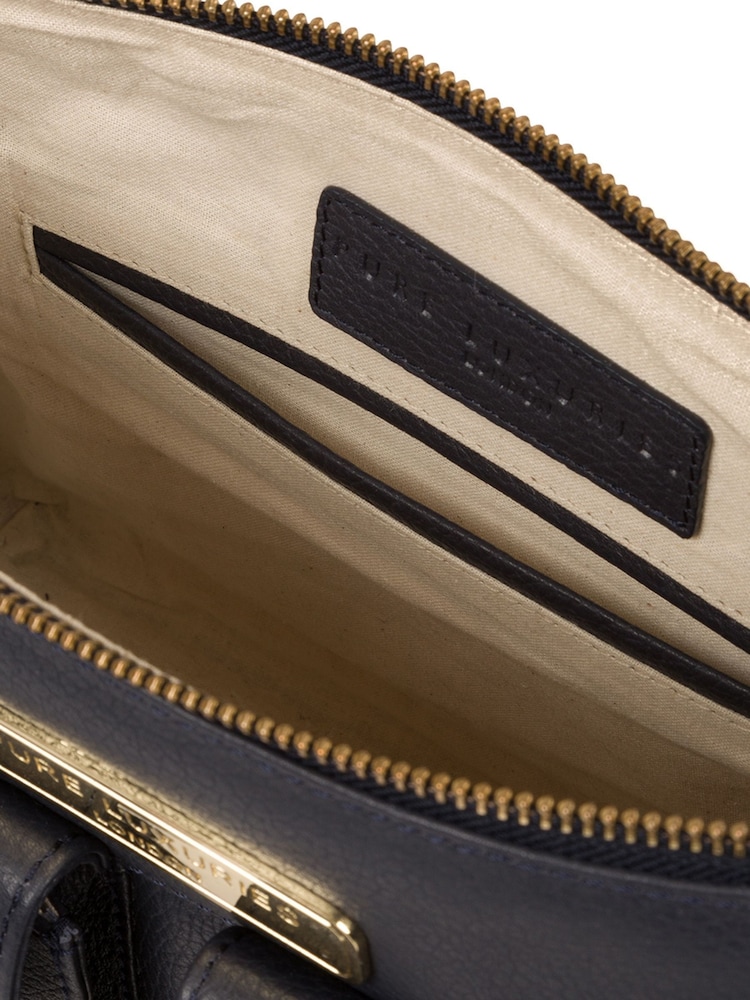 Pure Luxuries London Jenna Leather Shoulder Bag - Image 5 of 5