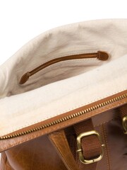 Conkca Anoushka Dark Tan Leather Backpack - Image 5 of 5