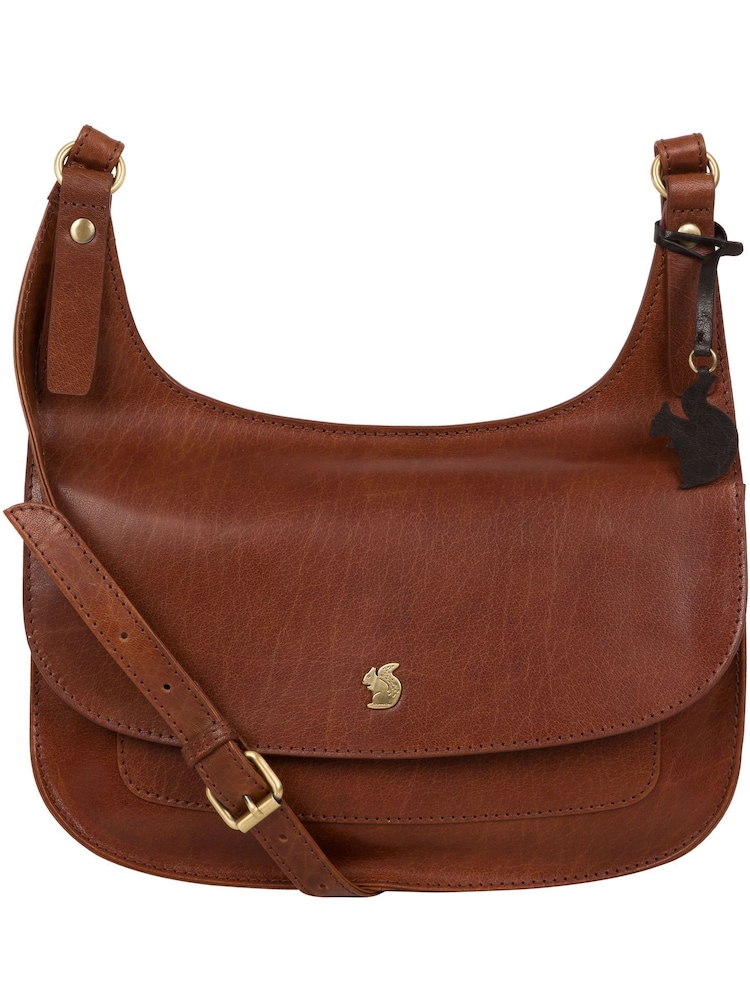 Conkca Ellipse Leather Cross-Body Bag - Image 2 of 6