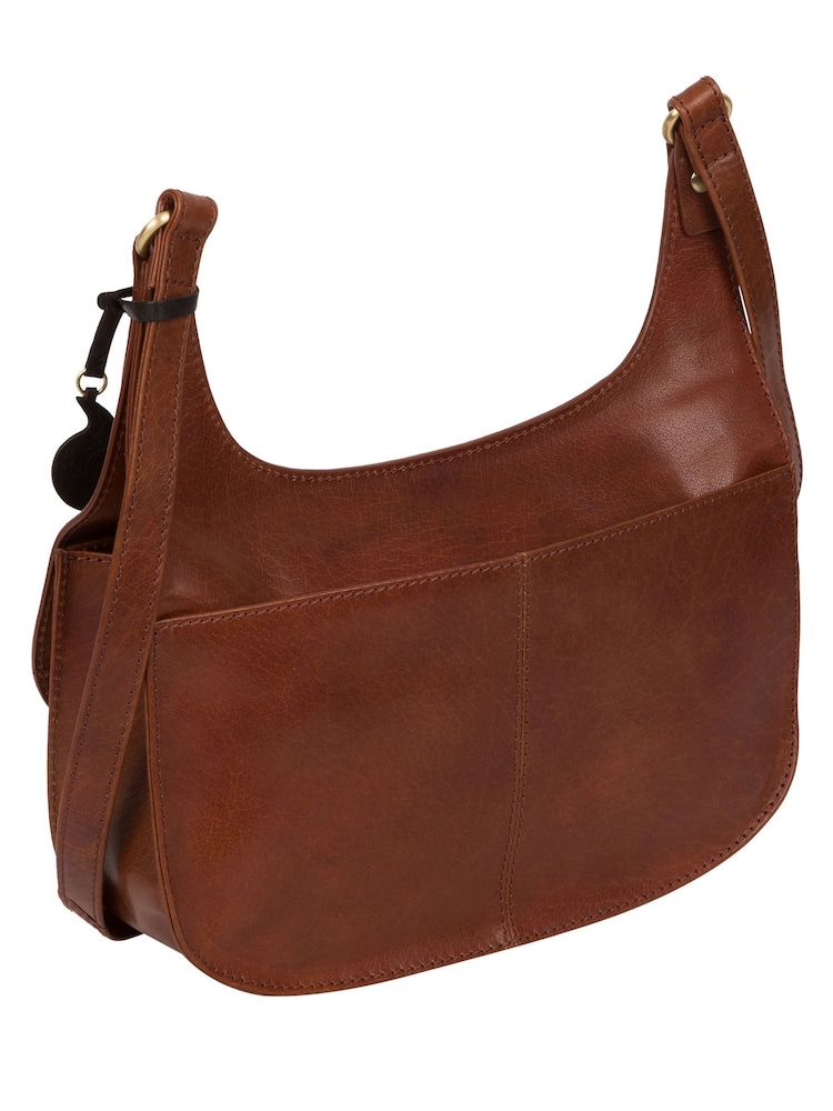 Conkca Ellipse Leather Cross-Body Bag - Image 3 of 6