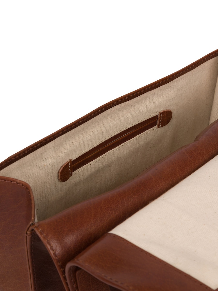 Conkca Ellipse Leather Cross-Body Bag - Image 6 of 6