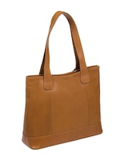 'Little Patience' Leather Tote Bag - Image 3 of 6