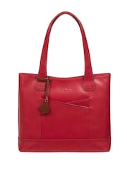 'Little Patience' Leather Tote Bag - Image 1 of 7