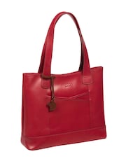 'Little Patience' Leather Tote Bag - Image 4 of 7