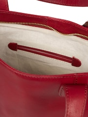 'Little Patience' Leather Tote Bag - Image 5 of 7