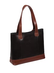 'Little Patience' Leather Tote Bag - Image 3 of 6